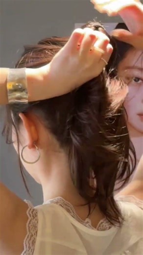 Easy High Ponytail Hairstyle Tutorial 🙆 | Quick & Stylish Look #hairstyle #ponytail #easyhairstyle