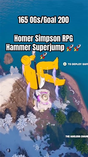 Homer Simpson RPG Hammer Superjump 🚀🚀🚀