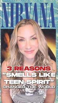 🎵 3 Reasons Why Nirvana's "Smells Like Teen Spirit" Changed Music Forever #nirvana #kurtcobain
