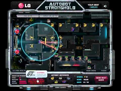 Transformers Autobot Stronghold Flash Game Walkthrough