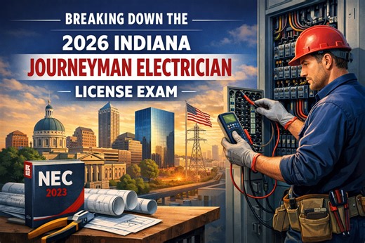 Breaking Down the 2026 Indiana Journeyman Electrician License Exam: Topics, Requirements, and Study Tips