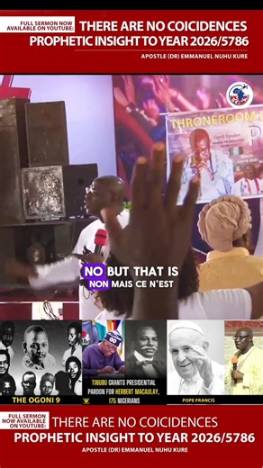 2.4K views · 105 reactions | The presidential pardon granted by the Nigerian government to Herbert Macaulay and the ogoni nine and several others is no coincidence. These are preludes to what will happen in the year to come. Watch the full clip on our YouTube channel. I declare that accusations against you are terminated! # throneroomtrustministry #apostledremmanuelnuhukure #ttmgloablwatchman | Throneroom Trust Ministry | Facebook