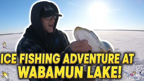 Ice Fishing Adventure at Wabamun Lake – Catching Giant Northern Pike with Tip Ups