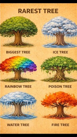 Rarest Trees You Won’t Believe Exist 🌳😳 #edit #viralshorts #trees