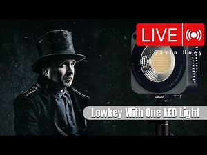 Lowkey Portraits With One LED Light