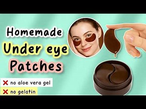 Homemade Eye Patches That Actually Work (With Coffee) ✨😳