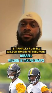 10K views · 205 reactions | Some big news out of Pittsburgh is that Russell Wilson is taking first team snaps in practice… Is it finally Russ time for the Steelers? Asked Patrick Queen what it’s been like having Russ around and how he’s looked in practice… | The Rich Eisen Show | Facebook