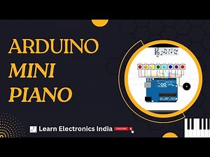 Mini Piano Prototype using TinkerCAD || Piano using Arduino || TinkerCAD Project || Arduino Project