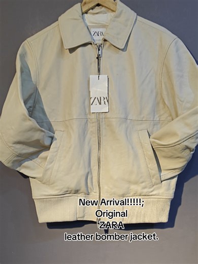 Explore the New Zara Leather Bomber Jacket