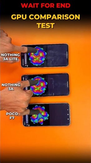 POCO F7 VS NOTHING 3A LITE VS NOTHING 3A GPU TEST COMPARISON