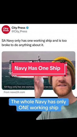 South African Navy's Lone Working Ship