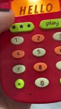 B toys – Hellophone Toy Cell Phone – Kids Play Phone with Light Sounds and Songs – Toddler Toy Phon