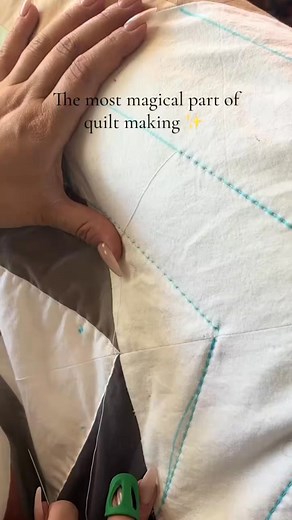 The slow stitching is just the best Video by Sew Maggie Quilts #quiltersoftiktok #quilttok #sewingtiktok #quilt #fabric #handquilting #handquiltinglove | Sharon Green