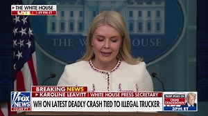 NEW: The White House confirms California granted a commercial driver’s license to an illegal immigrant accused in a DUI crash that killed three people: “These tragedies are following a disturbing pattern of these criminal illegal aliens being issued commercial vehicle licenses.” “The Department of Transportation is [cracking down] on these licenses wrongfully being issued to people who clearly do not deserve to uphold these positions.” | Fox News