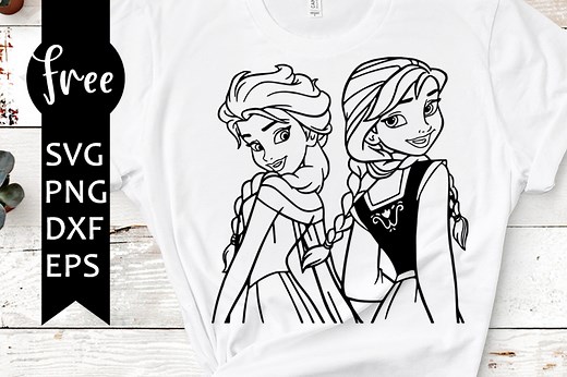Frozen svg free, elsa svg, disney svg, instant download, princess svg, shirt design, anna svg, free vector files, woman svg, png, dxf 0354