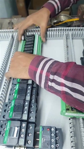 omron relay board and schindier contactor and overload relay #cabletray