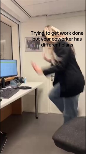 Humorous Coworker Disruptions at Work