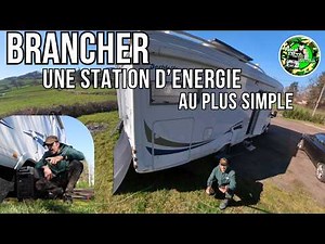 The simplest possible connection: power station and solar panels