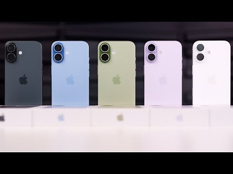 iPhone 17 Unboxing: All Colors Compared! (Sage, Mist Blue, Lavender, Black, White)
