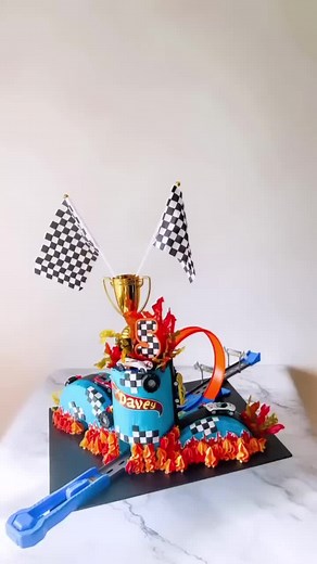 Hot Wheels Cake Creations for Boys Birthday Party