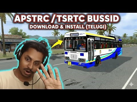 APSRTC & TSRTC Bus Mod Download & Install in Bus Simulator Indonesia | Telugu