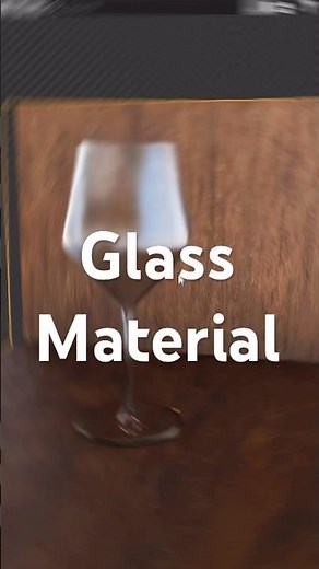 The easiest way to apply a glass texture in blender #blendertips #blendertutorial