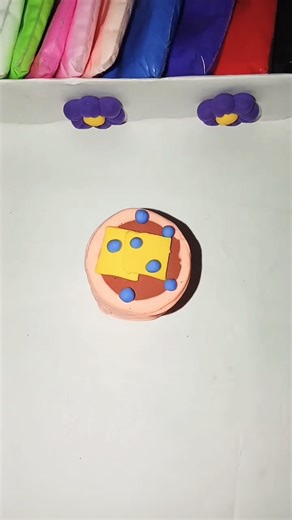 making pancakes with clay 😁😁#video #art #diy #minisatisfying #trending