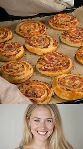 Puff Pastry Pizza Swirls – The Easiest Snack You’ll Ever Make! Ingredients: 200g (about 7 oz) sausage (preferably a good quality, like a deli sausage) 200g (about 7 oz) cheese (such as mozzarella or gouda) Fresh herbs (dill or parsley) 500g (about 2 cups) puff pastry (yeast-free) 1 egg yolk 1-2 tbsp milk Instructions: Prepare the filling: Grate 200g of sausage on a coarse grater and place it into a large bowl. Grate 200g of your favorite hard cheese (mozzarella or gouda work great) and add it to