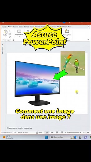 11K views · 153 reactions | 勞 Insérer une image dans une image et l'ajuster sur #PowerPoint Deviens le boss #thebest #Office365 #powerpointdesign | L'Ingénieur Y | Facebook