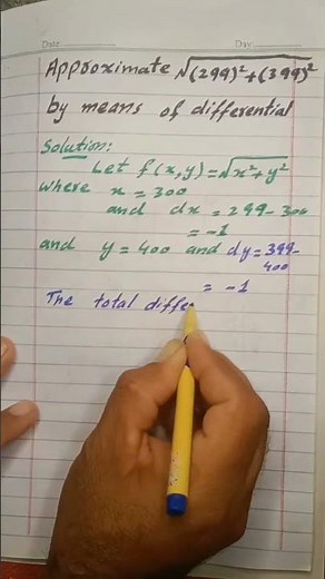 Finding approximate value by means of differential ‪@Educationalinfo786‬