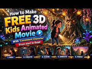 How to Make FREE 3D Animated Video for Kids With Consistent Characters | From Start to Finish