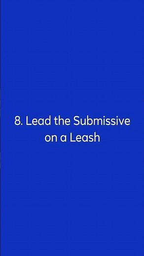 Ideas for Public BDSM 8. Lead the Submissive on a Leash