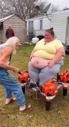Homemade Lawn Chair Hovercraft Test Gone Wild