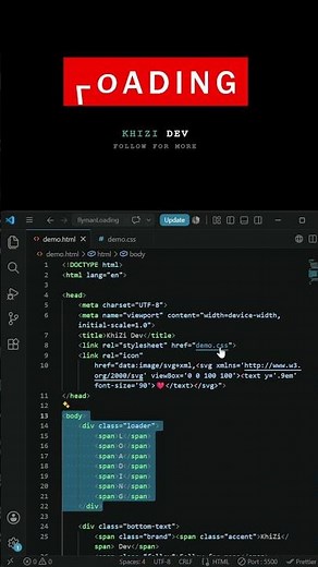 HTML CSS Animation Project for Beginners