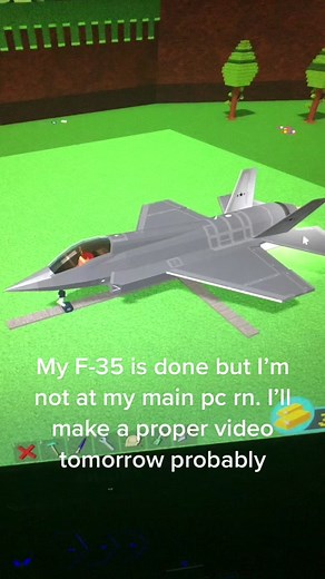 Building an F-35 Fighter Jet for 'Build a Boat for Treasure' Game
