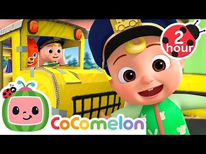 Wheels on the Bus 🚌 Classic Kids Songs! | Cocomelon Animal Time - Nursery Rhymes