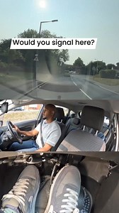 Would you signal at this mini roundabout? #drivinglessonsuk | Driving Test tips