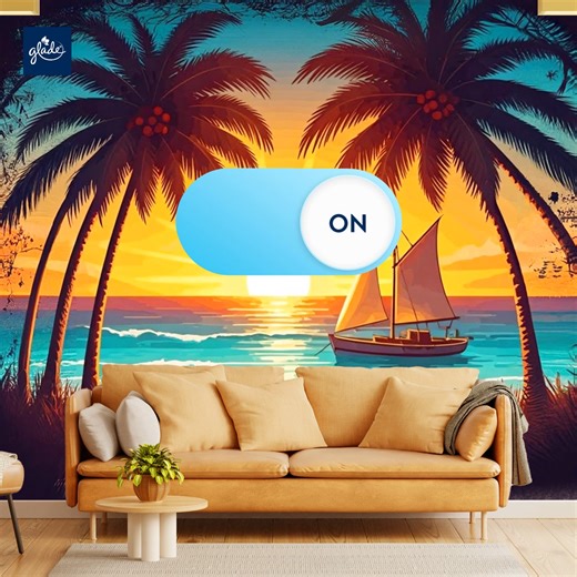 Get into #GladeSpraycation mode and feel the Boracay breeze at home! Try our NEW Boracay scent as an aerosol spray and gel now. | Glade
