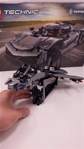 LEGO Technic F-14 Tomcat MOC (327 pcs)[42173] Alternate Build for Koenigsegg Jesko #shorts SBB
