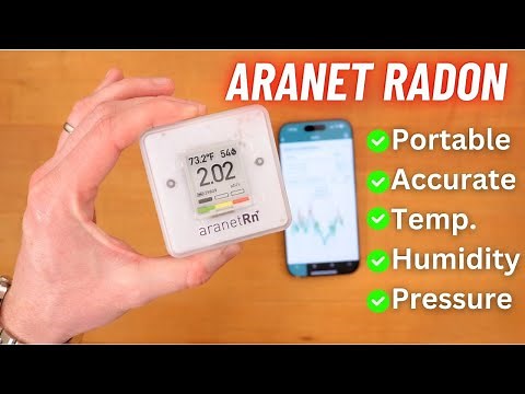 Aranet Radon Sensor Plus REVIEW! // ESSENTIAL Home Radon Detector