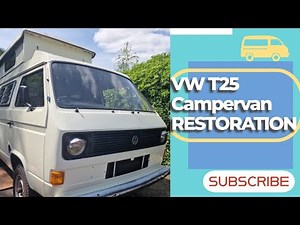 Full RESTORATION, T25 Volkswagen CAMPERVAN #campervan #camper #camper #restoration #vlog