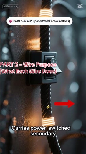 Part-2 wire color purposes #drawing #electrical #techbasics #powergrid #fypシ゚viral #electricalwork