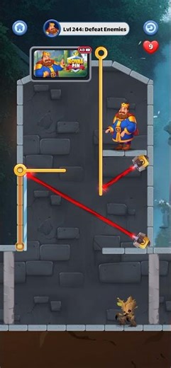 Unlocking Secrets of Royal Pin King Adventure Level 244 Gameplay #shorts