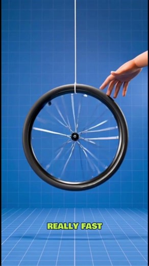 How A Spinning Wheel Defies Gravity 🤔 #facts