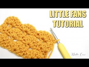 CROCHET: LITTLE FANS TUTORIAL | Bella Coco Crochet SPON