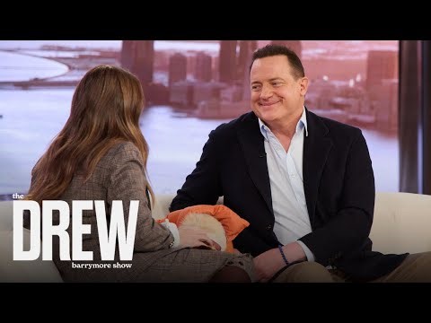 Brendan Fraser Has Emotional Reaction Talking to Drew Barrymore About Raising His Sons