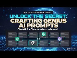 How to Write Advanced AI Prompts | ChatGPT, Claude, Grok & Gemini Tutorial