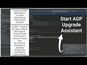 Android Studio Start AGP Upgrade Assistant