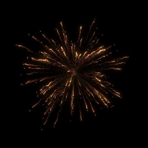 Fireworks elements for wedding party Free Alpha Channel Stock Video on Transparent Background