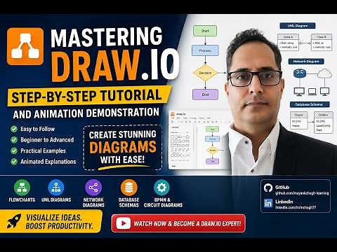 Mastering Draw.io in 30 Minutes | Complete Draw.io Tutorial for Beginners & Professionals